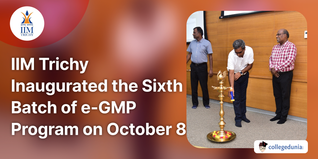 IIM Trichy Inaugurated the Sixth Batch of e-GMP Program on October 8; Check Details Here